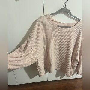 Free People Pink Sweater, S